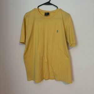 Polo by Ralph Lauren Men's Short Sleeve Tee in Light Yellow